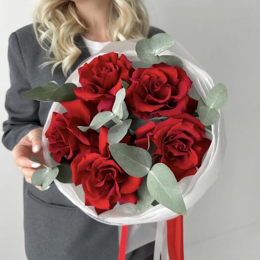 Монобукет французских роз