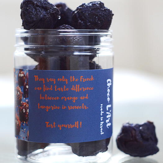 Chocolate truffles: Orange or Tangerine