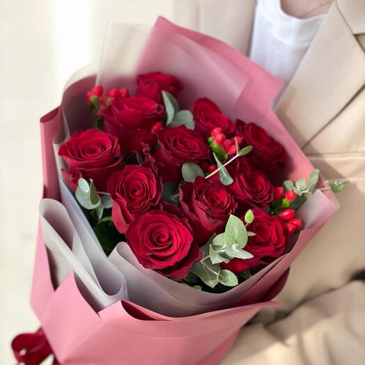 Букет из красных роз Любовная история️