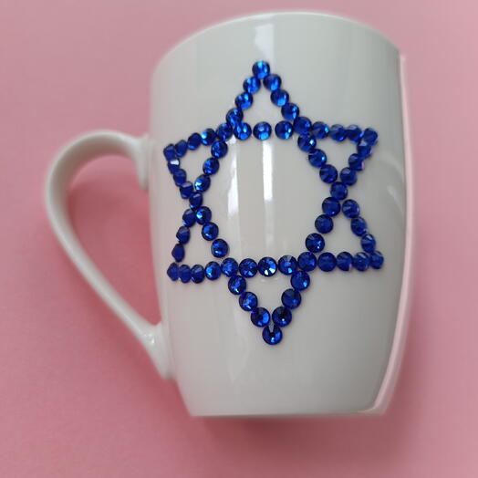 Sparkling Star of David  Mug