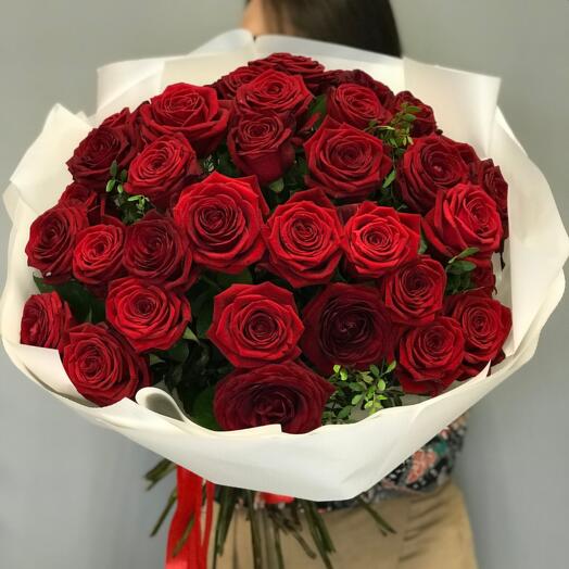 Bouquet de roses rouges