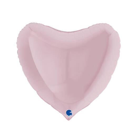 Large foil heart 90 cm pink
