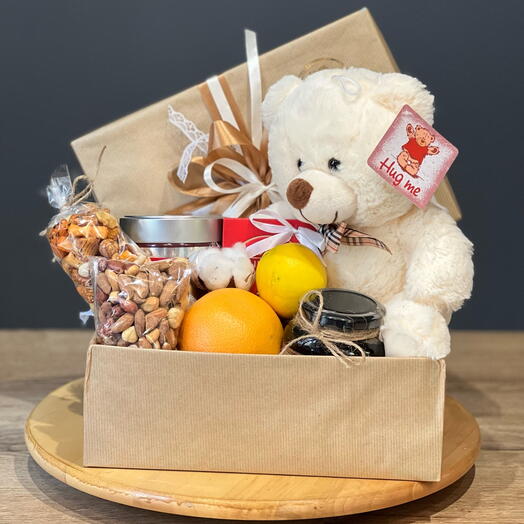 Present BOX with chocolate   coffe