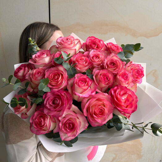 Ağ - çəhrayı güllər