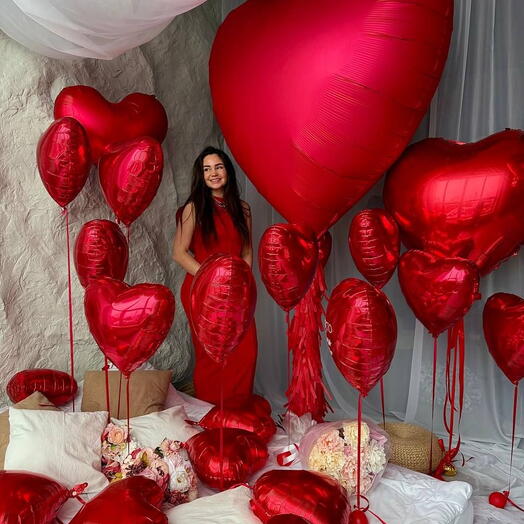 WOW Set with Giant Heart