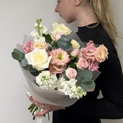 Candy Light, matthiola, eustoma