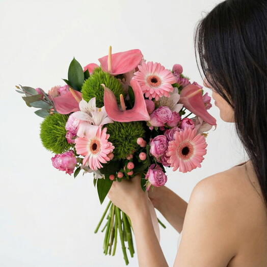 Bouquet "Raspberry Smile"