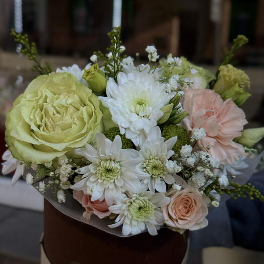 FlowerBox Kalp S ile Gül