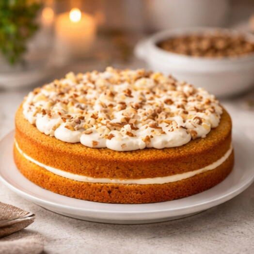 Delicate carrot cake 🍰