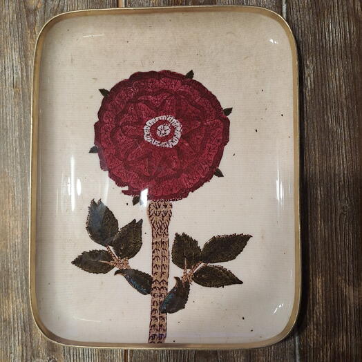 Decorative serving tray