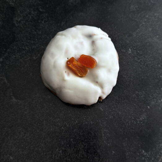 Ciastko kruszonkowe morela   biała czekolada