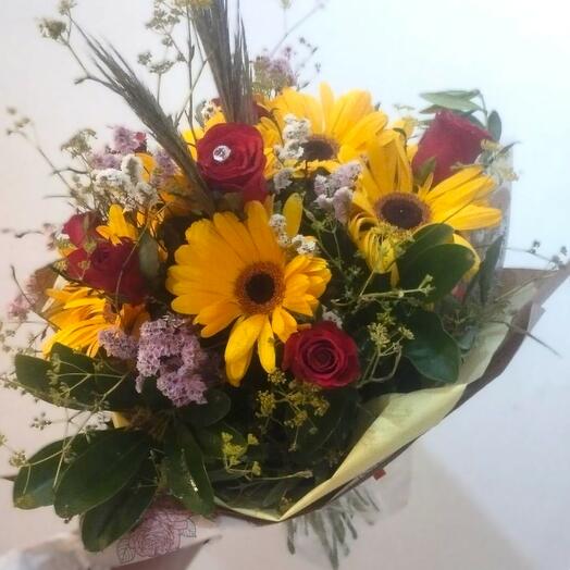 Bouque Mix Gereberas e Rosas