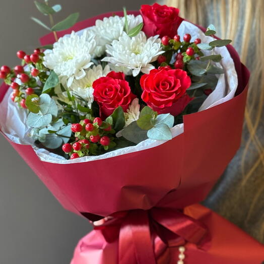 Bouquet "pomegranate secret"