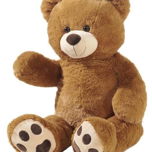 Dark brown teddy bear 100 cm