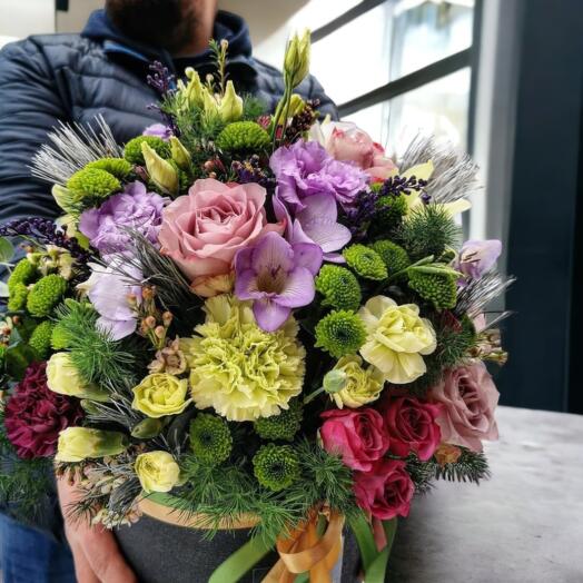 Flower Box "The Purple Freshness"