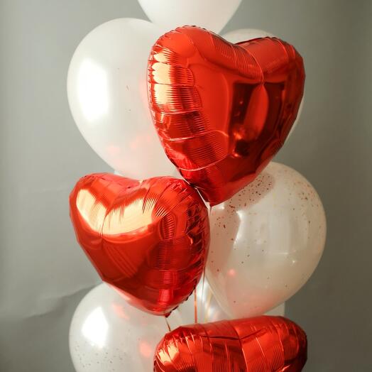 Balony. Zestaw dla dziewczynki, żony, mamy, babci