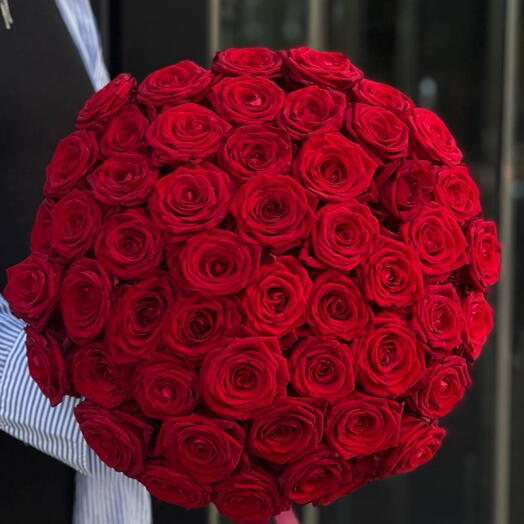 Bouquet of roses 59 pieces