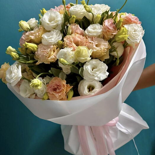 Lisianthus bouquet | Карамельные эустомы