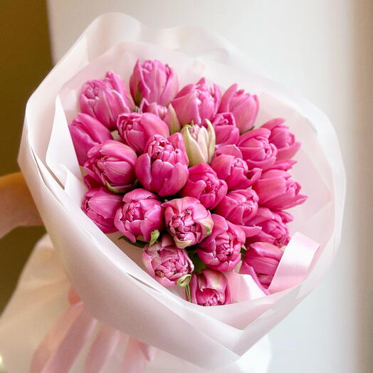 🌷Bouquet of 25 peony tulips