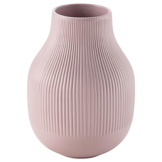 Pink Matte Stoneware Vase