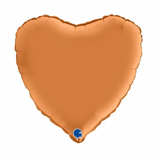 Foil heart caramel