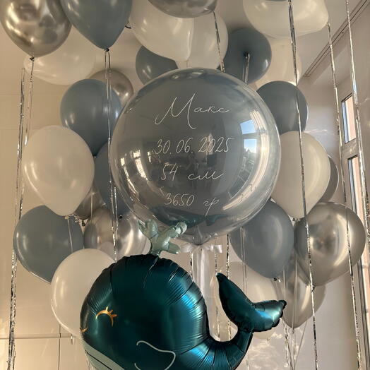 Boy s Set with Whale