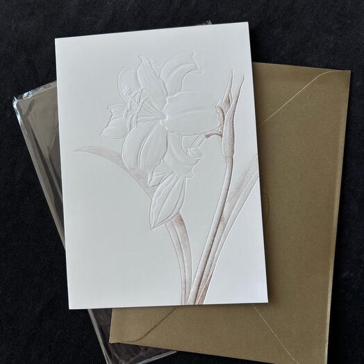 Flower Card with envelope