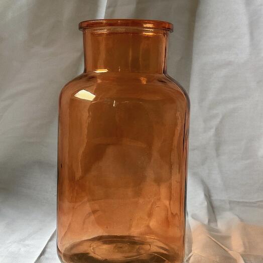 Glass vase for flowers