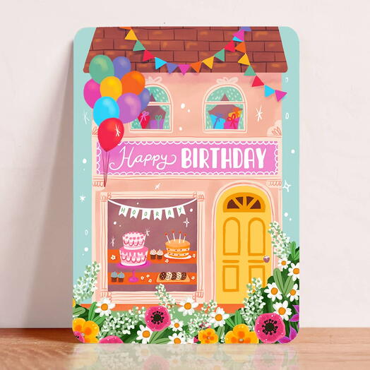 Birthday card shop