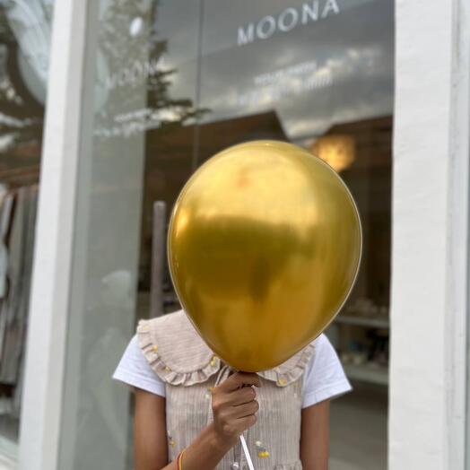 Balloon latex helium gold