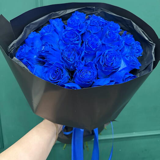 Синие розы- 25