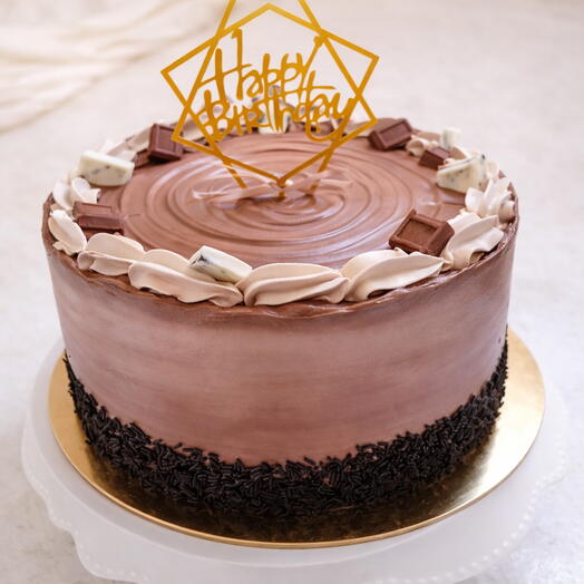 Birthday chocolate cake