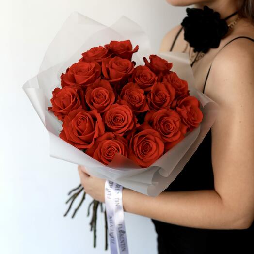 Buket od ekvadorskih ruza Nina (17 db.)