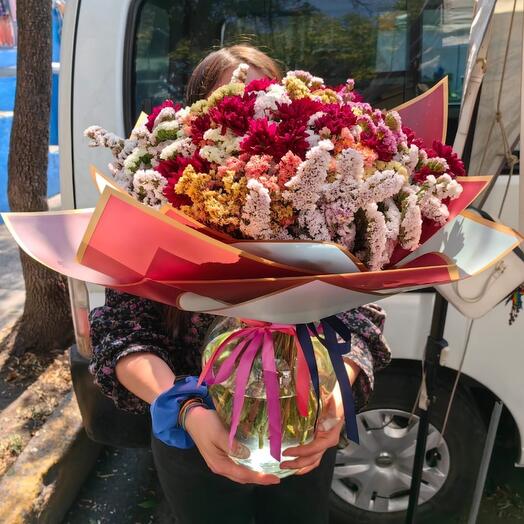 Ramo de statice de colores