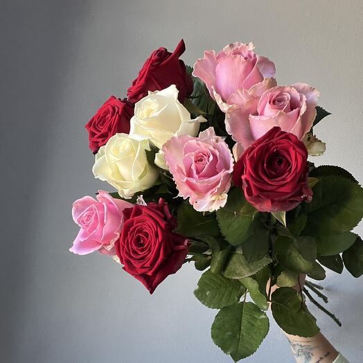 10 Mixed colors Roses