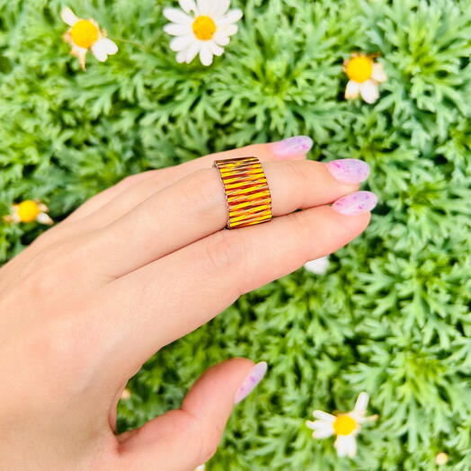 Őszies arany gyűrű