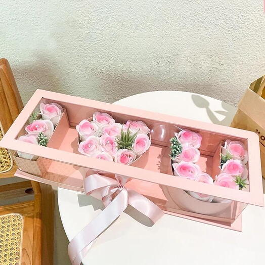 🌸 Elegant Box of 19 Pink Roses 💖 | Perfect for Every Occasion