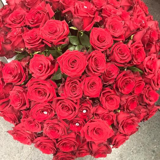 Diamond rose bouquet 101 pcs