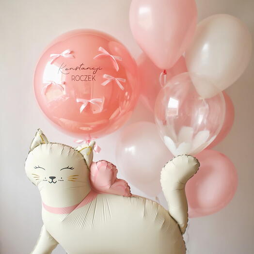 Balony. Zestaw dla dziewczynki, kobiecie, żony, mamy na urodziny