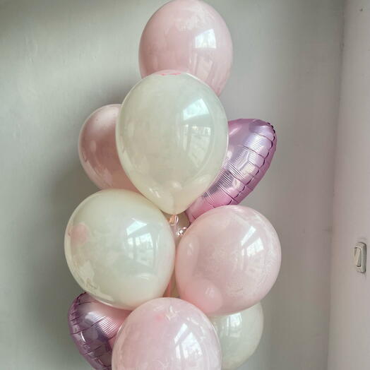 Розов мраморен букет