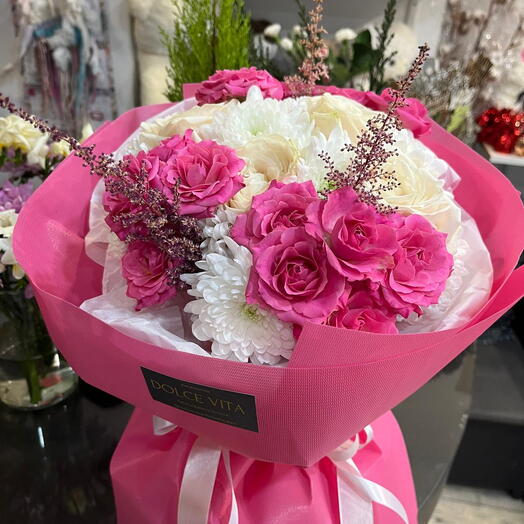 Pink floral bouquet