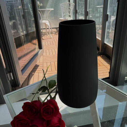 Black Matte Vase