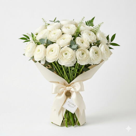 White ranunculus