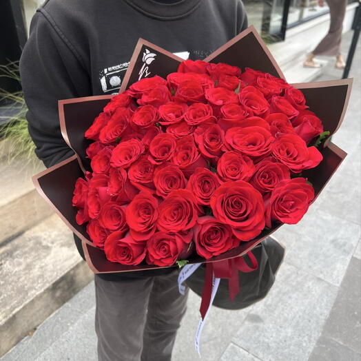 51 Sexy Red Roses Bouquet