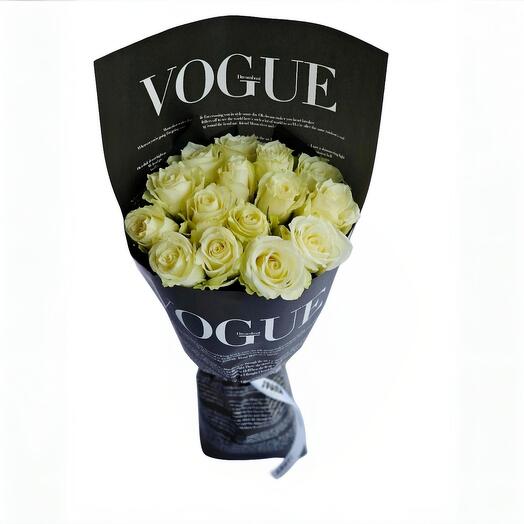 Bouquet of Fresh Roses Wogue