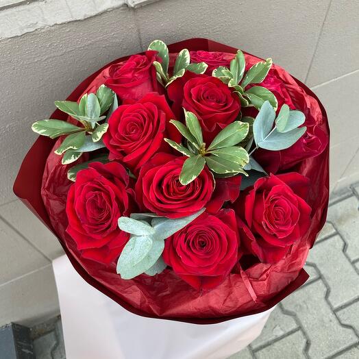 Blumenstrauß „Rote Leidenschaft