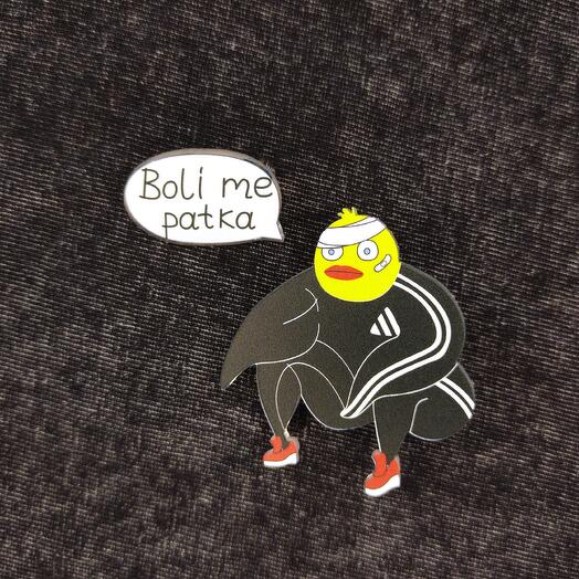 Set of pins "Boli mi patka"