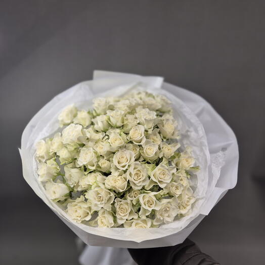 Bouquet "White spray rose"