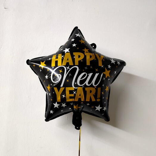 Happy new year balloon