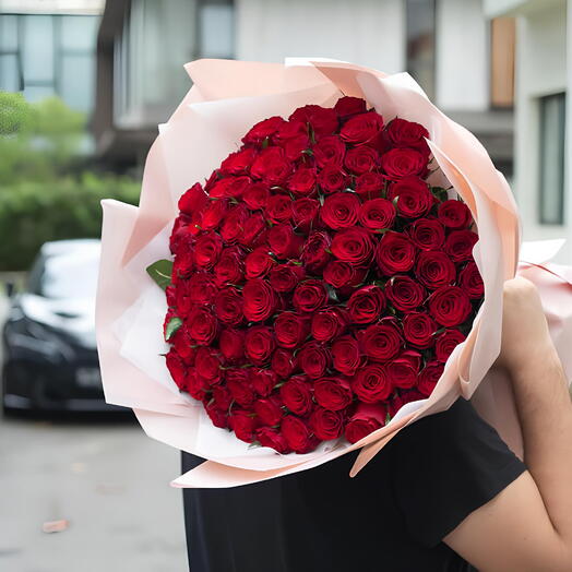 100 red roses | Flower bouquet2